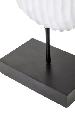 Table Top|Abstract^Statues & Sculptures Tic-Tac 60cm Black & White Wood Indoor Sculpture