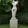 Contemporary^Statues & Sculptures Timeless Contemporary Stone Garden Sculpture