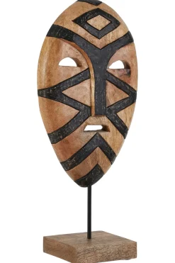 Table Top|Contemporary^Statues & Sculptures Tribal Guardian 53cm Wood Indoor Sculpture