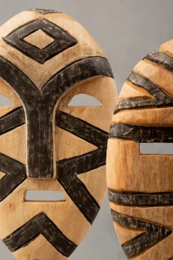 Table Top|Contemporary^Statues & Sculptures Tribal Guardian 53cm Wood Indoor Sculpture