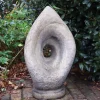 Contemporary^Statues & Sculptures Twister Contemporary Stone Garden Sculpture