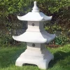 Pagodas^Statues & Sculptures Two Tier Japanese Pagoda Lantern Marble Garden Ornament