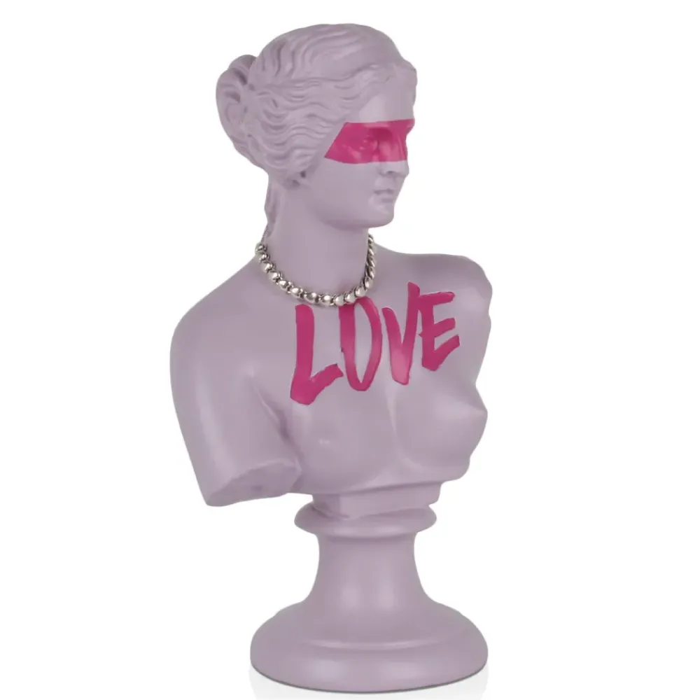 Figurative|Table Top^Statues & Sculptures Venus Love 35cm Pink Resin Indoor Sculpture