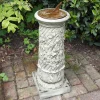 Garden Sundials^Statues & Sculptures Vine Aged Brass Stone Garden Sundial