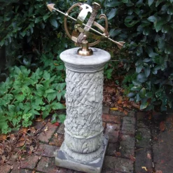 Armillary Sundials^Statues & Sculptures Vine Armillary Stone Garden Sundial