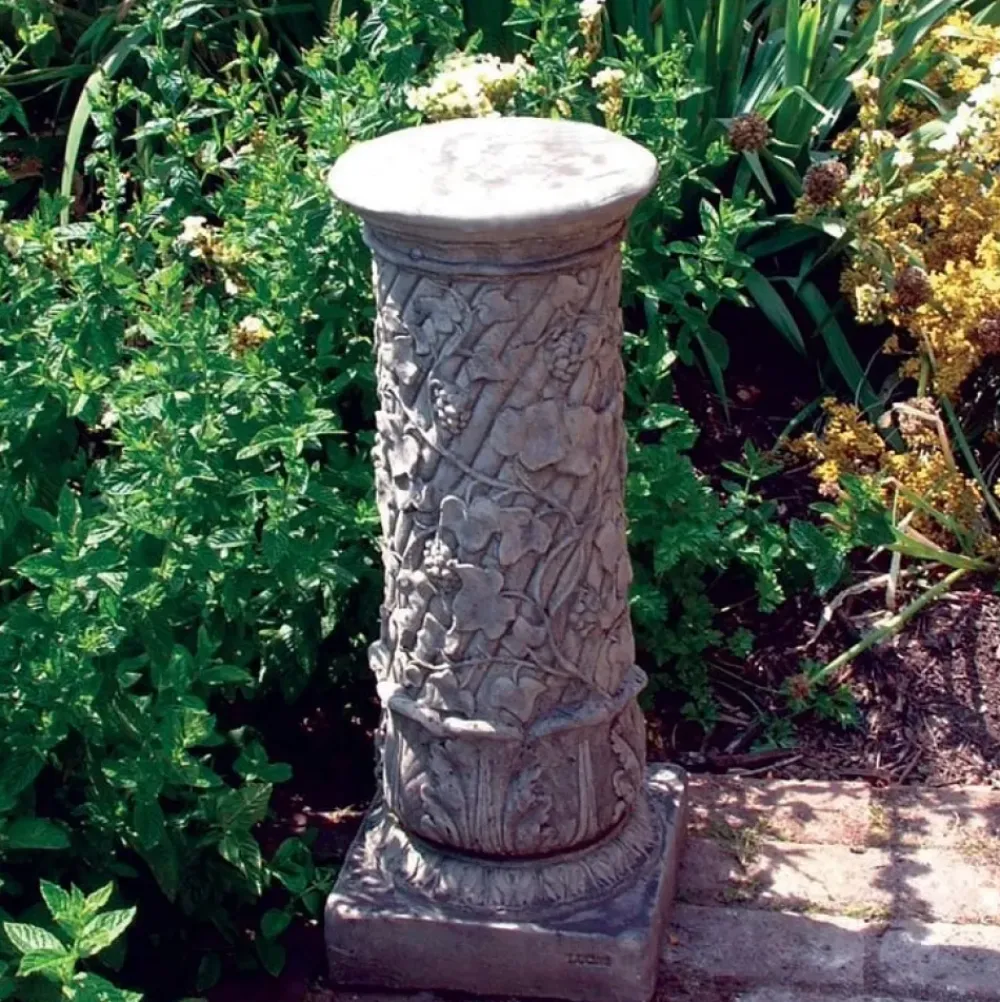 Plinths & Pedestals^Statues & Sculptures Vine Column Stone Garden Pedestal