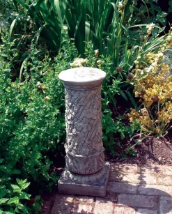 Plinths & Pedestals^Statues & Sculptures Vine Column Stone Garden Pedestal