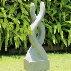 Contemporary^Statues & Sculptures Visage Contemporary Stone Garden Sculpture