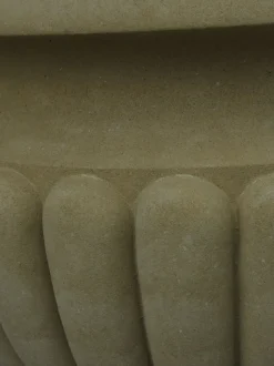 Large|Round^Statues & Sculptures Waddeston Urn Stone Garden Planter