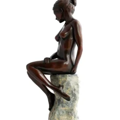 Figurative|Table Top^Statues & Sculptures Warmth of the Sun Figurine Bronze Indoor Sculpture