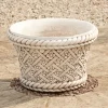 Large|Round^Statues & Sculptures Woven Plant Pot Portland Stone Garden Planter