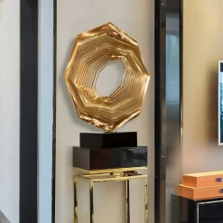 Table Top|Abstract^Statues & Sculptures Xenon Grid 70cm Copper Metal Indoor Sculpture