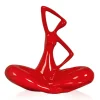 Figurative|Table Top^Statues & Sculptures Yoga Grace 25cm Red Resin Indoor Sculpture