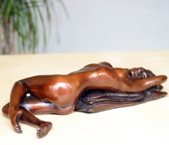 Figurative|Table Top^Statues & Sculptures Your Memory Lingers Figurine Bronze Indoor Sculpture