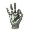 Table Top|Contemporary^Statues & Sculptures Zen Hand 27cm Anthracite Resin Indoor Sculpture