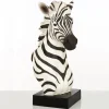Table Top|Animals^Statues & Sculptures Zen Zebra 54cm Resin Indoor Sculpture