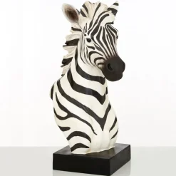 Table Top|Animals^Statues & Sculptures Zen Zebra 54cm Resin Indoor Sculpture