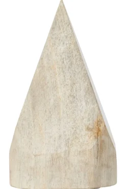 Table Top|Contemporary^Statues & Sculptures Zenith Prism 20cm Wood Indoor Sculpture