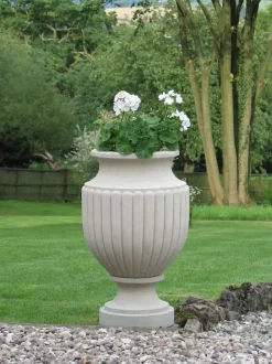 Large|Round^Statues & Sculptures Zeus Vase Stone Garden Planter